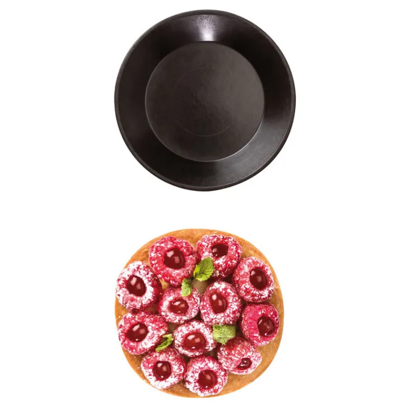 Cerf Dellier Exoglass 24 tartelettes rondes unies 8 cm