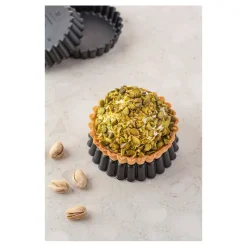 Cerf Dellier Exoglass 12 tartelettes rondes cannelées 11 cm