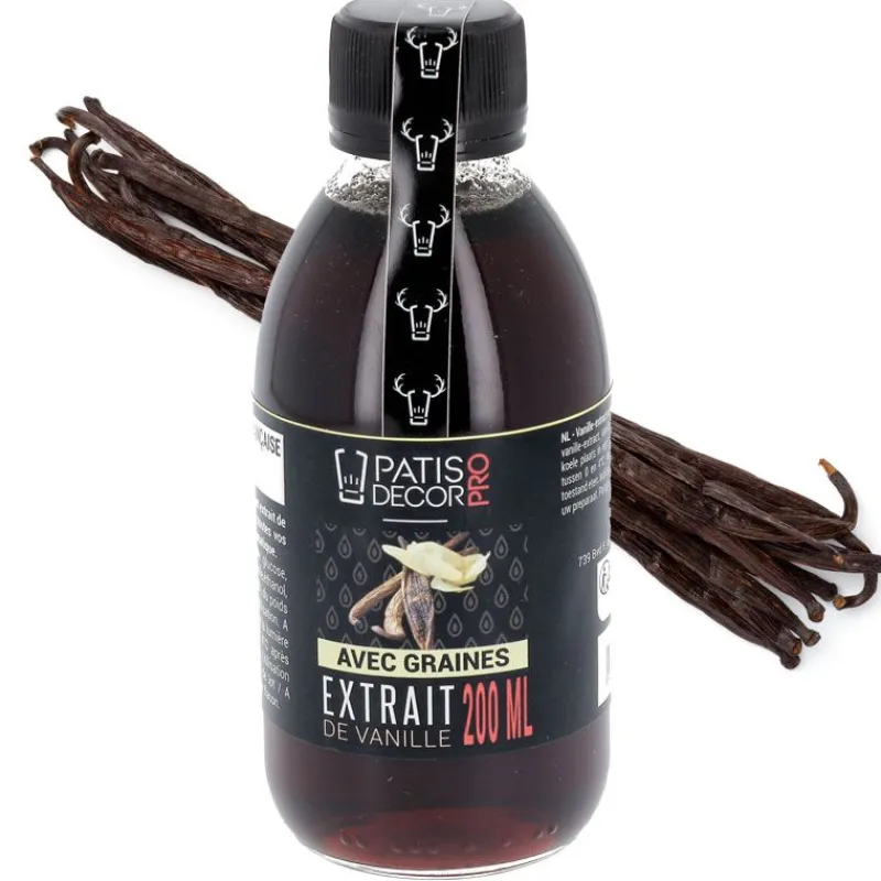 Cerf Dellier Extrait de vanille avec graines 200 ml