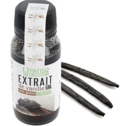 Cerf Dellier Extrait de vanille biologique avec graines 50 ml