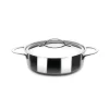 Cerf Dellier Faitout inox avec couvercle