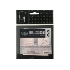 Cerf Dellier Feuille d'argent alimentaire (x3)