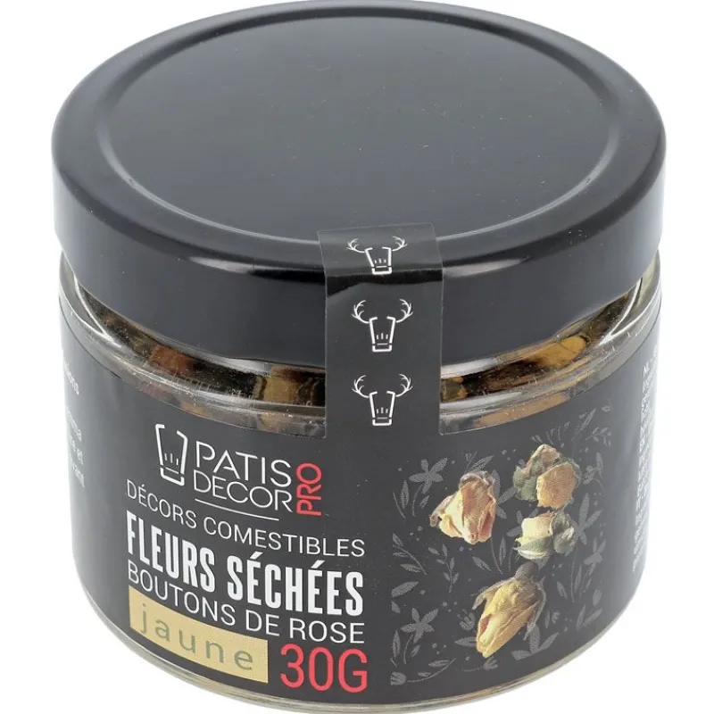 Cerf Dellier Fleurs séchées de roses jaunes 30 g