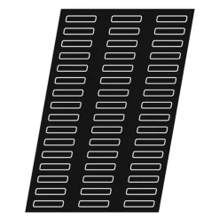 Cerf Dellier Flexipan GN 1/1 plaque de 42 demi-cylindres 8,5x1,7x1,5 cm