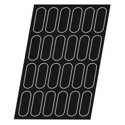 Cerf Dellier Flexipan 60x40 plaque de 24 brioches longues 13x4,8 cm