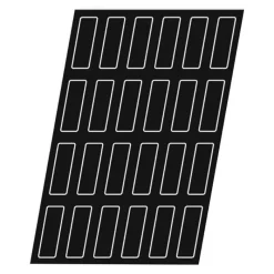 Cerf Dellier Flexipan 60x40 plaque de 24 cakes sans rainures 12x4 cm