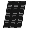 Cerf Dellier Flexipan 60x40 plaque de 25 cakes 8,9x4,6 cm