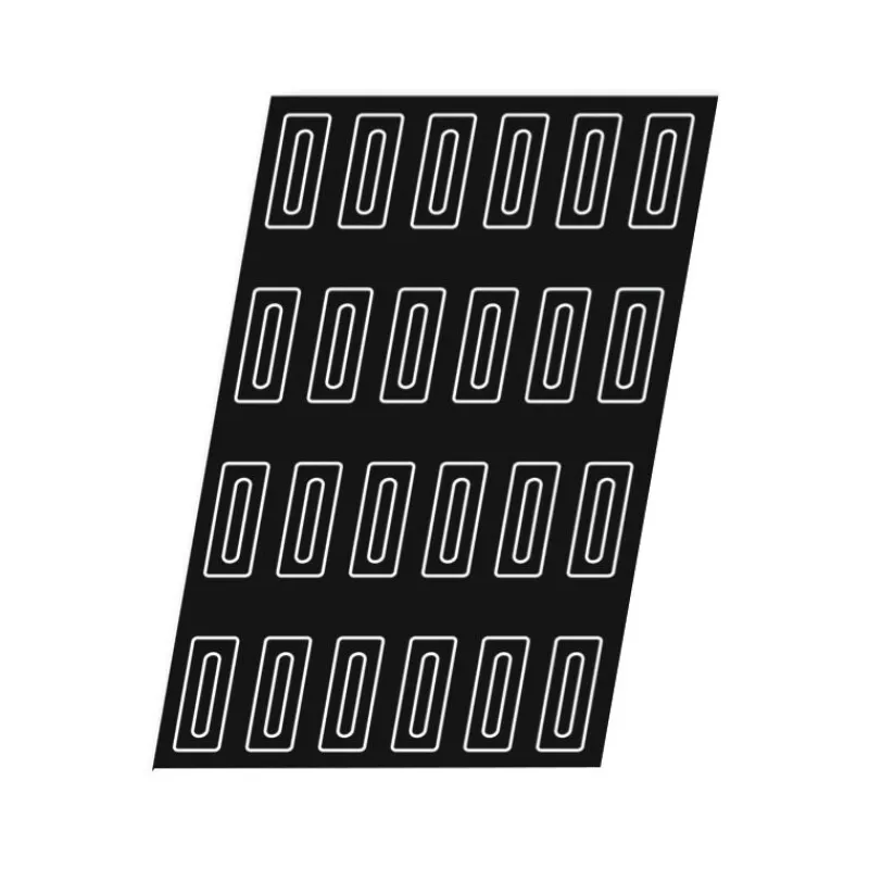 Cerf Dellier Flexipan 60x40 plaque de 24 cakes avec rainure 12x4 cm