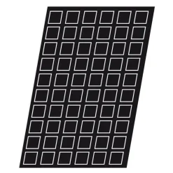 Cerf Dellier Flexipan 60x40 plaque de 60 carrés 45x45x12 cm