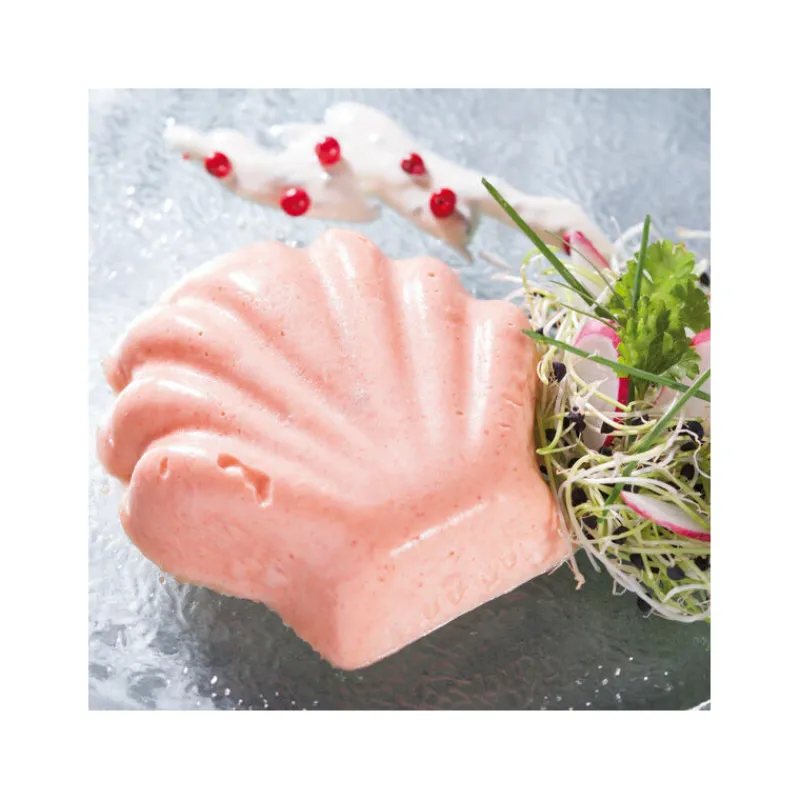 Cerf Dellier Flexipan 60x40 plaque de 24 coquilles saint jacques 8x7,5 cm