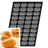 Cerf Dellier Flexipan 60x40 plaque de 40 madeleines 7,8x4,7 cm