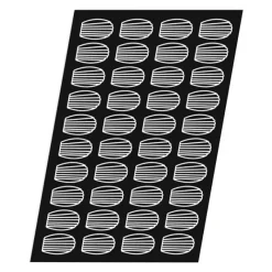 Cerf Dellier Flexipan 60x40 plaque de 40 madeleines 7,8x4,7 cm
