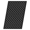 Cerf Dellier Flexipan 60x40 plaque de 96 médaillons 2,8 cm