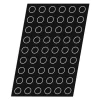 Cerf Dellier Flexipan 60x40 plaque de 54 mini-cylindres  3,8 cm