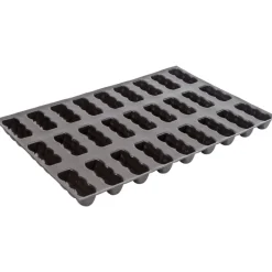 Cerf Dellier Flexipan 60x40 plaque de 27 mini-chenilles 10x4x3,6 cm