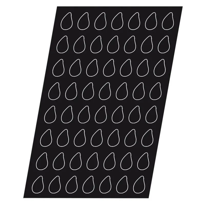 Cerf Dellier Flexipan 60x40 plaque de 56 mini-gouttes 5,2x3,2x2 cm