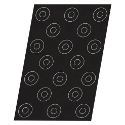 Cerf Dellier Flexipan 60x40 plaque de 54 mini-volcans 4,2 cm