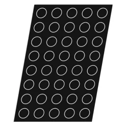 Cerf Dellier Flexipan 60x40 plaque de 24 muffins 7,9x3,6 cm