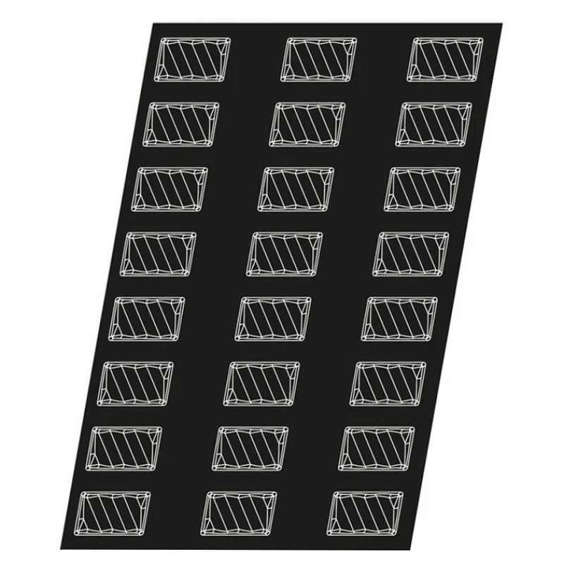 Cerf Dellier Flexipan 60x40 plaque de 24 ondines 7,9x4,9x2,9 cm