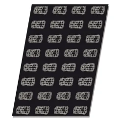 Cerf Dellier Flexipan 60x40 plaque de 32 oursons 6,6x3,7x1,8 cm