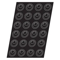 Cerf Dellier Flexipan 60x40 plaque de 24 paysages 7,5x2,4 cm