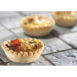 Cerf Dellier Flexipan 60x40 plaque de 60 quichettes tartelettes unies 4,2 cm