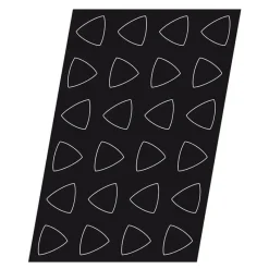 Cerf Dellier Flexipan 60x40 plaque de 24 saphirs 7x7x3,5 cm