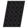 Cerf Dellier Flexipan 60x40 plaque de 24 tartelettes carrées cannelées 7,8 cm
