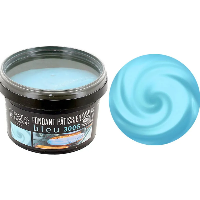 Cerf Dellier Fondant pâtissier bleu 300 g