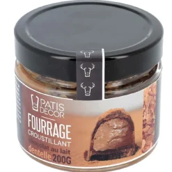 Cerf Dellier Fourrage croustillant au chocolat au lait et brisures de crêpes dentelles 200 g