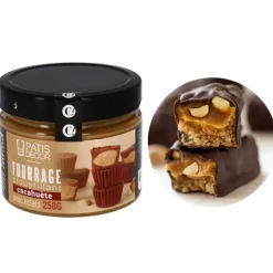 Cerf Dellier Fourrage croustillant cacahuète avec éclats - 250g