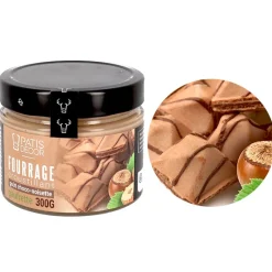 Cerf Dellier Fourrage croustillant goût choco-noisette & gaufrette - 300 g