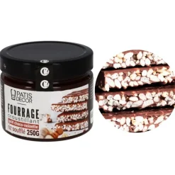 Cerf Dellier Fourrage croustillant goût choco-noisette riz soufflé - 250g