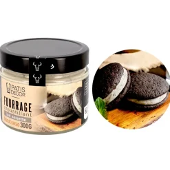 Cerf Dellier Fourrage croustillant lait noisette & biscuit cacao - 300 g