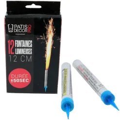 Cerf Dellier Fusées Fontaines Lumineuses 50' Patisdécor Pro (x 12)