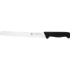 Cerf Dellier Giesser couteau à pain cranté manche noir inox 24 cm