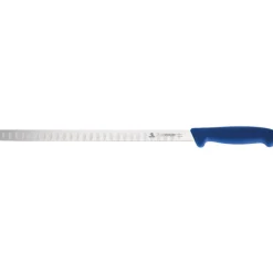 Cerf Dellier Giesser couteau à saumon alvéolé manche bleu 31 cm