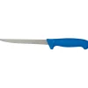 Cerf Dellier Giesser couteau filet de poisson manche bleu 18 cm