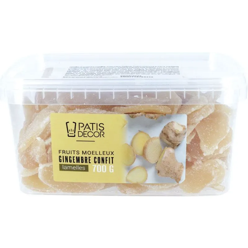 Cerf Dellier Gingembre confit en lamelles 700 g