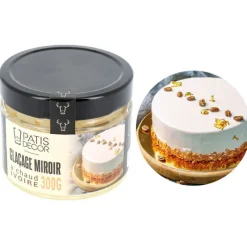 Cerf Dellier Glaçage miroir Ivoire 300 g