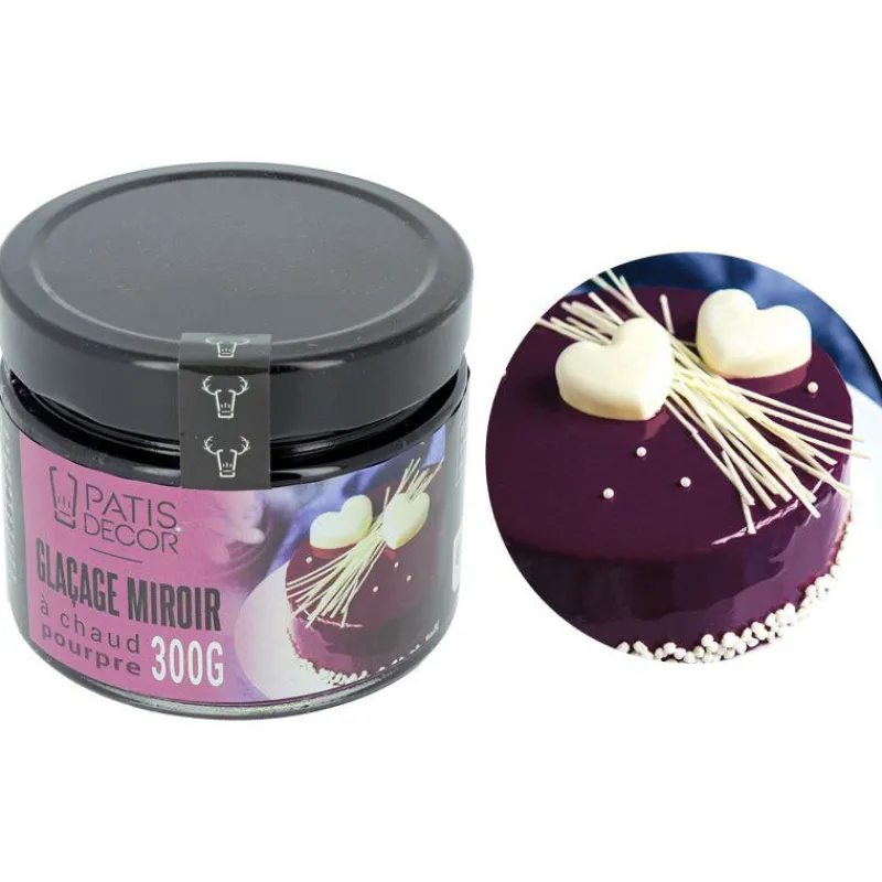 Cerf Dellier Glaçage miroir Pourpre 300 g