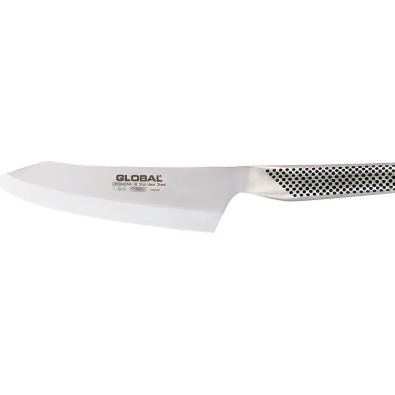 Cerf Dellier Global série G couteau hachoir G7 gaucher inox 18 cm