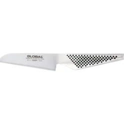Cerf Dellier Global série GS couteau éplucheur coupe droite GS6 inox 10 cm