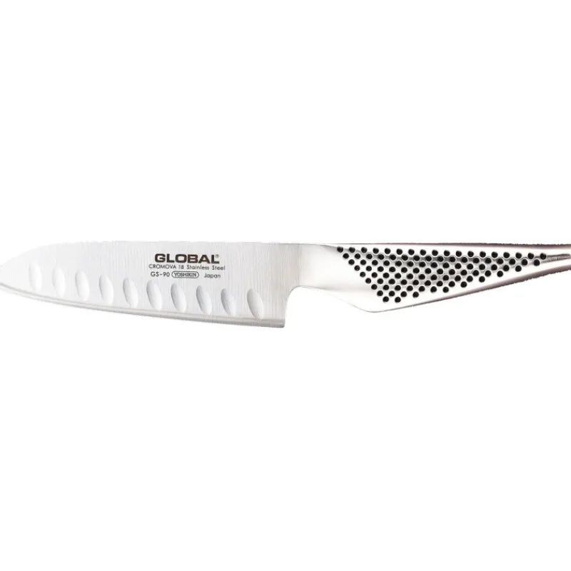 Cerf Dellier Global série GS couteau santoku alvéolé GS90 13 cm