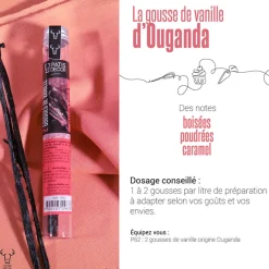 Cerf Dellier Gousse de Vanille Ouganda (x2)