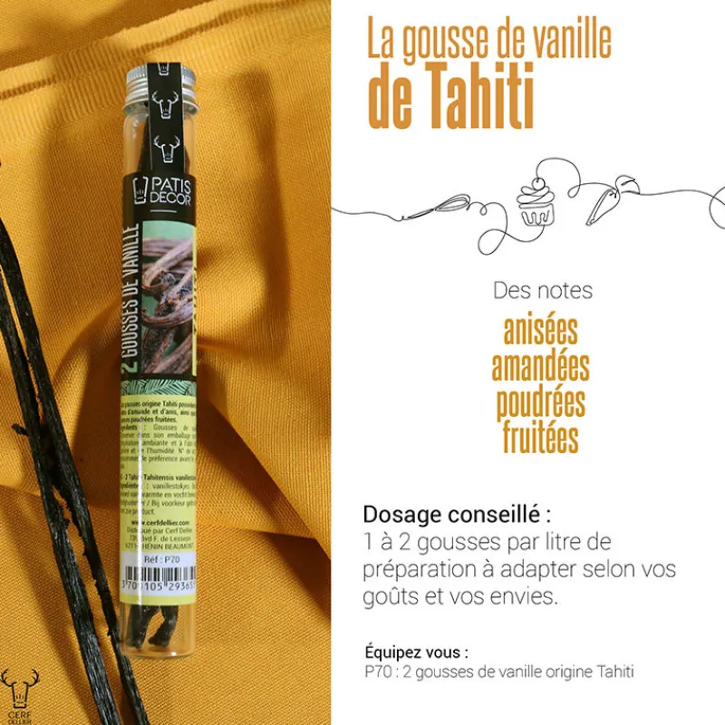 Cerf Dellier Gousse de Vanille Tahiti (x2)