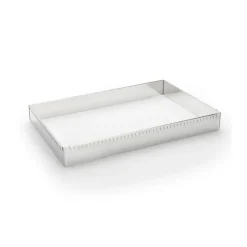 Cerf Dellier Grand cadre extensible inox rectangle Hauteur 5 cm De Buyer