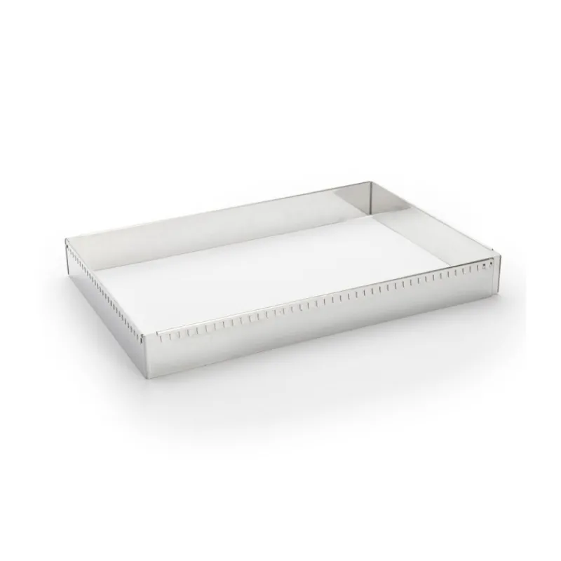 Cerf Dellier Grand cadre extensible inox rectangle Hauteur 5 cm De Buyer