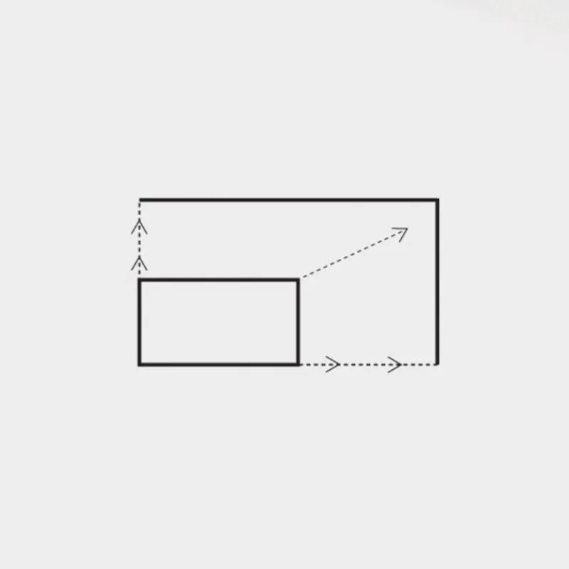 Cerf Dellier Grand cadre extensible inox rectangle Hauteur 5 cm De Buyer