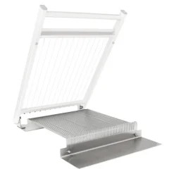 Cerf Dellier Guitare inox 350x350 socle inox avec plaque de retournement